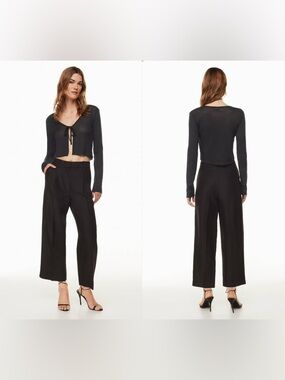 NWOTS New Wilfred The Effortless Pant™ Linen Cropped Sz 6